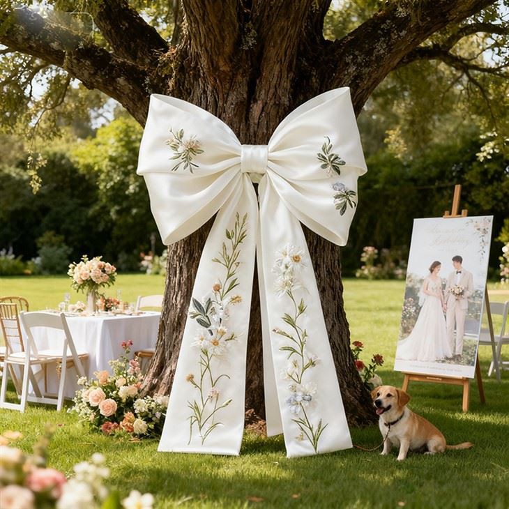 Noeud géant en tissu