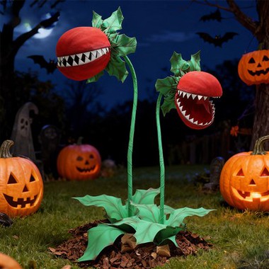 Fleurs en papier d'Halloween